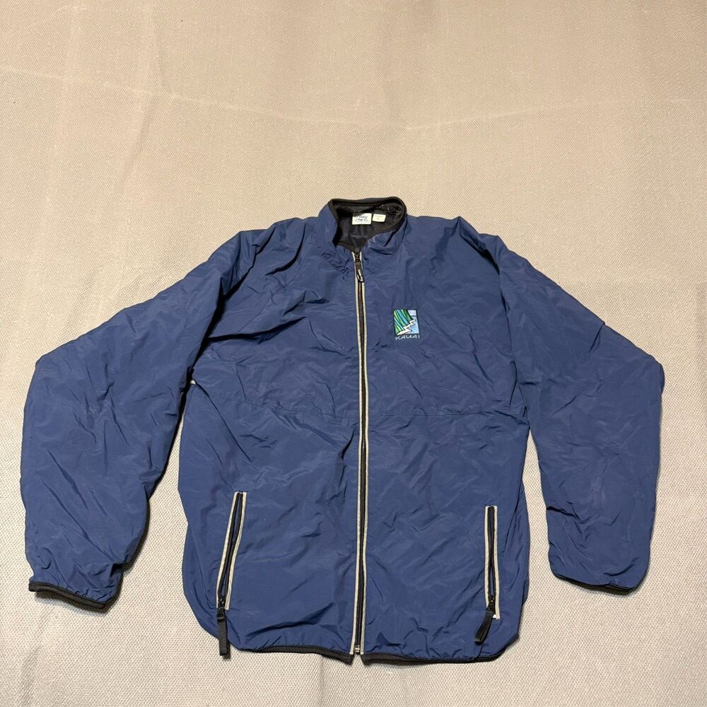 Vintage Crazy Shirts Hawaii Nylon Windbreaker Jacket Mens L Kauai